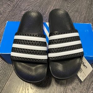 New Adidas Youth Adilette Sport Slides Sandals